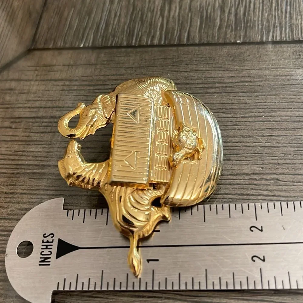 Vintage Premier Designs Noah’s Ark Pin - Pendant “Two by Two”